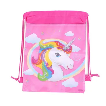 Pack de cumpleaños de las niñas unicornios piñata + SlimeMoco + mochila bolso seco unicornios-infantil de las niñas de la fiesta de cumpleaños de la diversión