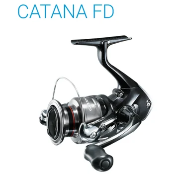 Original 18 Shimano Catana FD 1000 2500 2500HG 3000 3000HG 4000 4000HG Pesca Spinning Carrete 2+1bb 5.0:1 6.2:1 Relación de transmisión
