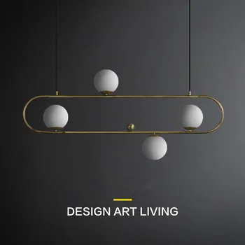 Nórdicos Diseñador Loft Café Led lámpara Colgante Retro Industrial Geometría Creativa Comedor Sala de estar luces Colgantes Envío Libre