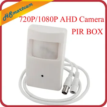 Nuevo HD AHD 2MP 1080P 3.7 mm mini Lente de Mini-box 720P AHD de la Seguridad del Sensor de Movimiento PIR CAJA de Seguridad CCTV BNC de la Cámara Para AHD DVR Kits