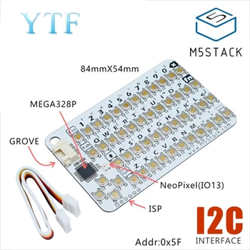M5Stack CardKB mini-tarjeta de interfaz para el teclado de la unidad de MEGA328P Grove I2C