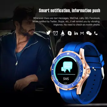 LIGE 2021 Nueva de Lujo de los Hombres smartwatch de deportes de monitorización de la frecuencia cardíaca información recordatorio sueño IP67 resistente al agua reloj para los hombres