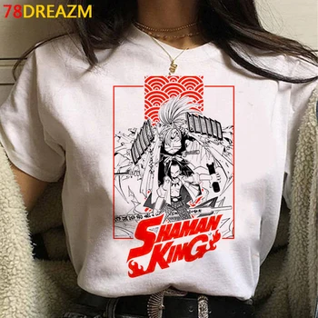 Aseo Obligado Hanako Kun Shaman King Inuyasha camiseta de mujer harajuku kawaii grunge casual camiseta de verano superior ulzzang estética