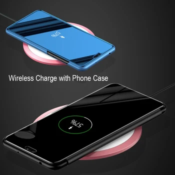 Inteligente del Espejo de la Vista Flip Case para Huawei Mate 10 20 30 40 E P10 P20 P30 Lite P Smart Z Plus 2018 2019 Nova 3 3i 4 5 5i 6 7 SE Pro