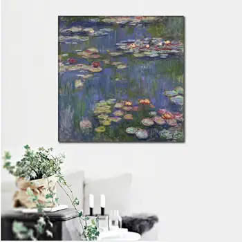 Los Nenúfares de Claude Monet en la pintura para la venta de obras de arte sobre lienzo pintado a Mano aceite de la pintura reproductionHigh calidad