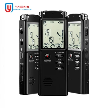Grabadora de Voz Digital T60 8G 16G 32G Dictáfono Profesional de la Grabadora de Voz Mini Portátil de Grabación de la Pluma MP3 WAV Player