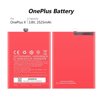 Original BLP607 de la batería para el Oneplus X / One X Plus