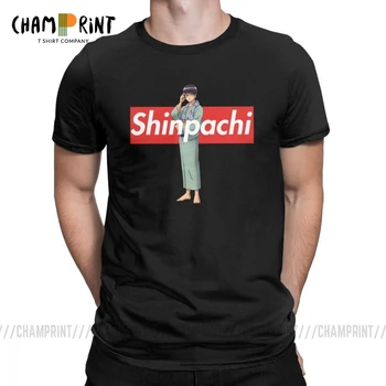 Impresionante Gintama Shinpachi Shimura De Camiseta De Los Hombres De Cuello Redondo De Algodón Puro Camisetas De Manga Corta De La Camiseta Idea De Regalo Ropa