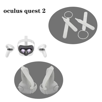 2021 Nueva Nudillo de la Correa para oculus Quest 2 VR Controlador Táctil Agarre Anti-pérdida de la Muñeca de la Cuerda