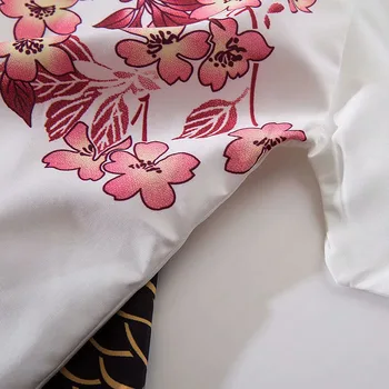 Peces Koi Japonés Impresos Kimono Hombres Chaqueta De Harajuku 2020 Hip Hop Mens Japón Estilo Streetwear Chaqueta Fina Ropa Suelta Kimono