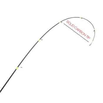 Seekbass L Girar la Varilla Sólida de la punta de 2.1 m 1,98 m 1.8 m de Acción Rápida barra de Carbono para la luz de Jigging caña de Pescar 632UL