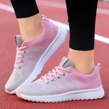 Felpa Zapatos de Deporte de Mujer Ligera y Suave, Mantener Caliente, Sneakers Mujer Zapatillas de Deporte de 2020 parte Superior Baja Más el Tamaño de la Zapatilla de Running para Mujer Nuevo B09