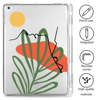 De lujo Hojas Para iPad Pro 11 2020 Casos de Silicona Suave Para el ipad de Aire 4 Air 2, mini 1 2 3 4 5 de la Cubierta de la Tableta de ipad de la 8va generación de caso