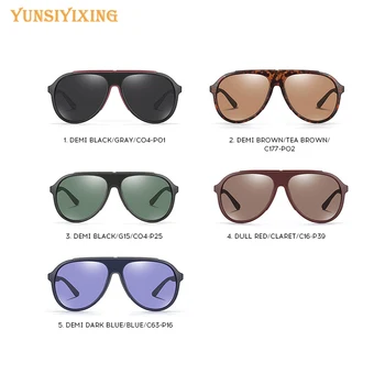 YSYX Nuevo de los Hombres de Gafas de sol polarizadas TAC de la Lente de la Marca de Gafas de Sol de Diseñador de 2020 Diseño Clásico al aire libre de los Hombres de Conducción Gafas de YX3308