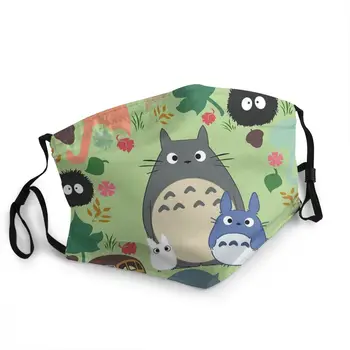 Los hombres de Mi Vecino Totoro, la Máscara de la Cara Anti Neblina Criaturas Espíritus de la Tapa de Protección del Respirador No Desechables Boca-Mufla