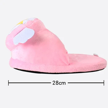 28cm Card Captor Sakura Kinomoto Sakura Cosplay Zapatos de color Rosa Lindo Mullidas Zapatillas
