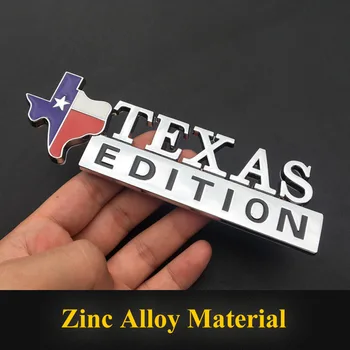 3D, Metal Lone Star de Texas Edición Emblema de la Insignia del coche pegatinas Para Jeep Wrangler Libertad Grand Cherokee, Patriot Renegado de la Brújula