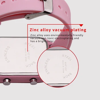 La moda del Reloj del Led Digital reloj de Pulsera Rosa Reloj de Silicona de los Niños Relojes Para Niños Reloj Ni o Niños Relojes Chica Reloj Electrónico