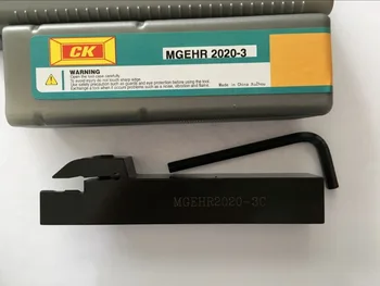 2pcs MGEHR2020/MGEHR2020-3 torneado Exterior de la herramienta de Ranurado de Corte Cortador Para MGMN300 de 3 mm de Ancho