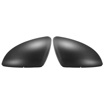 X Autohaux Par Espejo de la Vista Posterior Tapa de la Cubierta de color negro Mate de la Marca Nueva de la Puerta de Coche Espejo Lateral Tapa de la Cubierta para el Volkswagen Golf 7-2018