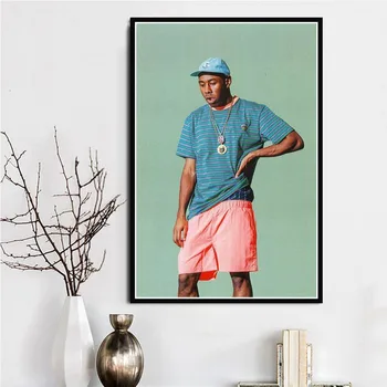 Cartel E Imprime Tyler El Creador de Hip Hop Rapero Cantante Estrella de a$AP Rocky Lienzo de Pared de la Pintura del Arte de las Imágenes de la Pared de la Habitación de Decoración para el Hogar