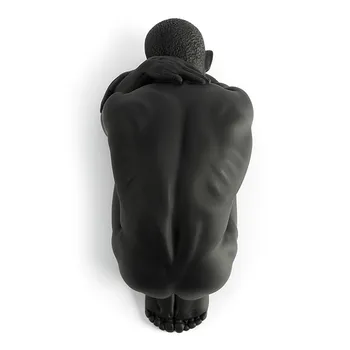 Resina Negro Creativos Adornos Cuerpo De Arte Moderno De Hombre Desnudo Masculinidad Hogar Tiendas De Decoración L3141