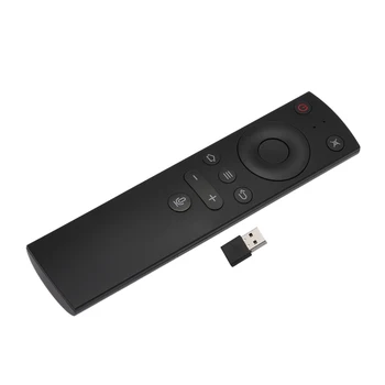 TZ02 de Entrada de Voz de 2,4 GHz de Control Remoto Inalámbrico de Teclado Portátil w/ Receptor USB Para Android TV Box PC Portátil Notebook de Smart TV