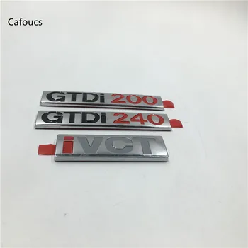 Cafoucs Para Ford Mondeo GTDi 200 240 IVCT Cartas de Número de la Cajuela Trasera Insignia Emblema Decal Sticker