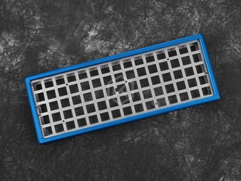 Anodizado de Aluminio del caso para xd75re xd75 60% de teclado personalizados paneles de acrílico de acrílico difusor puede soporte Giratorio abrazadera