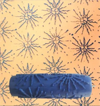 Papel pintado de la Decoración de Rodillo de Estampado en Relieve de la Pintura de la Pared del Manguito Textura Plantilla Pincel 3D Patrón de Decoración de la Máquina de Pintura de 7 PULGADAS