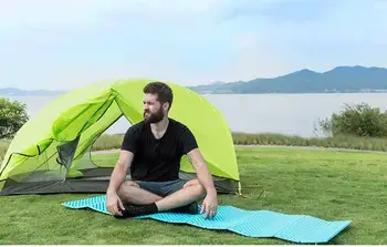 Naturehike al aire libre Ultraligero de Aluminio a prueba de Humedad Mat colchoneta Plegable Cama para Dormir Para Camping Picnic en la Playa Tienda de Mat