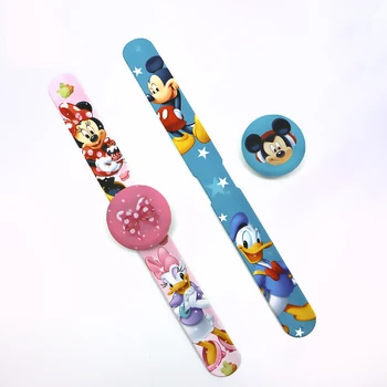 Disney Niños digital de reloj de pulsera de Mickey Mouse Minnie Reloj digital de los niños relojes de la pantalla LED Calendario Completo de Silicona