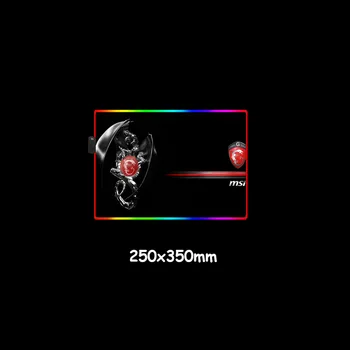 MRG RGB Cojín de Ratón de Alta Calidad MSI Dragon Logotipo de HD Impreso Juego de Mousepad Envío Libre de Gran Colorido Duradera Tabla de Mat