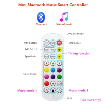 El indicador LED de Bluetooth Luces Dormitorio SMD2835/5050 de Sincronización de Música que cambia de Color Flexible DC12V Luces de la Cuerda Con la Aplicación de control Remoto Wifi de Control de la Casa