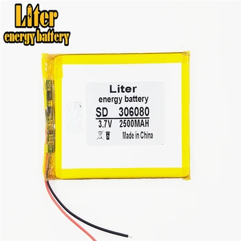 La batería del tablero 306080 3.7 V 2500mah Batería de polímero de Litio con la Junta de Protección MP4, GPS, Cámara Digital