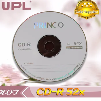 Mayorista 10 discos de Grado x52 700MB en Blanco Princo Impreso Disco CD-R