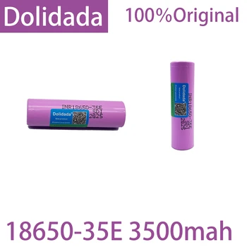 Original Fordolidada18650 3500mAh 20A descarga INR18650 35E 18650 batería Li-ion de 3.7 v Batería recargable