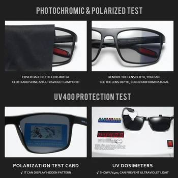 De alta Calidad KDEAM Rectángulo de Luz Ultra TR90 Gafas de sol de los Hombres de Lentes Polarizadas de Conducción Sport Gafas de Sol de las Mujeres kd101 Con Cuadro de
