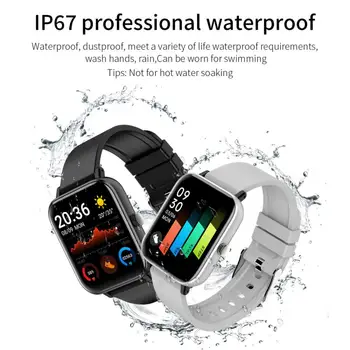 IP67 impermeable P8 inteligente reloj de pulsera de las mujeres de los hombres del Deporte del reloj monitor de ritmo cardíaco monitor de sueño Smartwatch tracker Inteligente de Pulsera