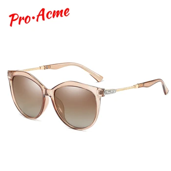 Pro Acme 2020 de la Marca de Diseño de la Vendimia de Ojo de Gato Gafas de sol Polarizadas Mujeres Lentes de Espejo de Señoras Gafas de Sol de colores para las Mujeres PC1471