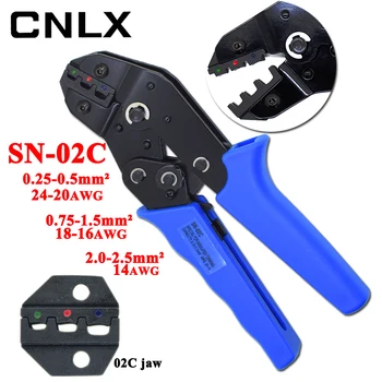 CNLX SN-02C terminal alicates SN-02C FICHA 0.25-6mm2 herramienta de auto conector crimpadora